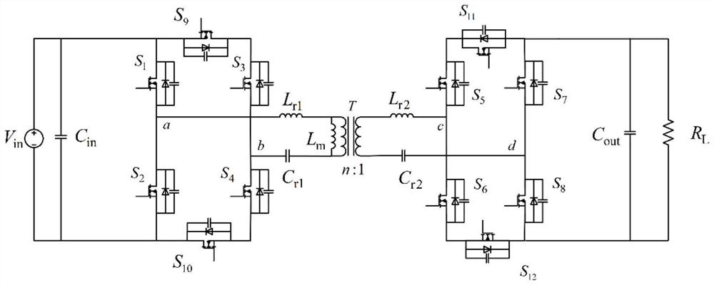 PO mode enhanced CLLC resonant bidirectional DC/DC converter topology