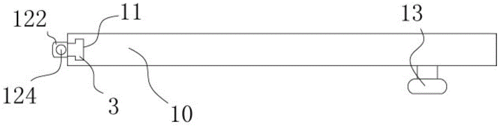 A door body structure with movable hooks using simple connectors