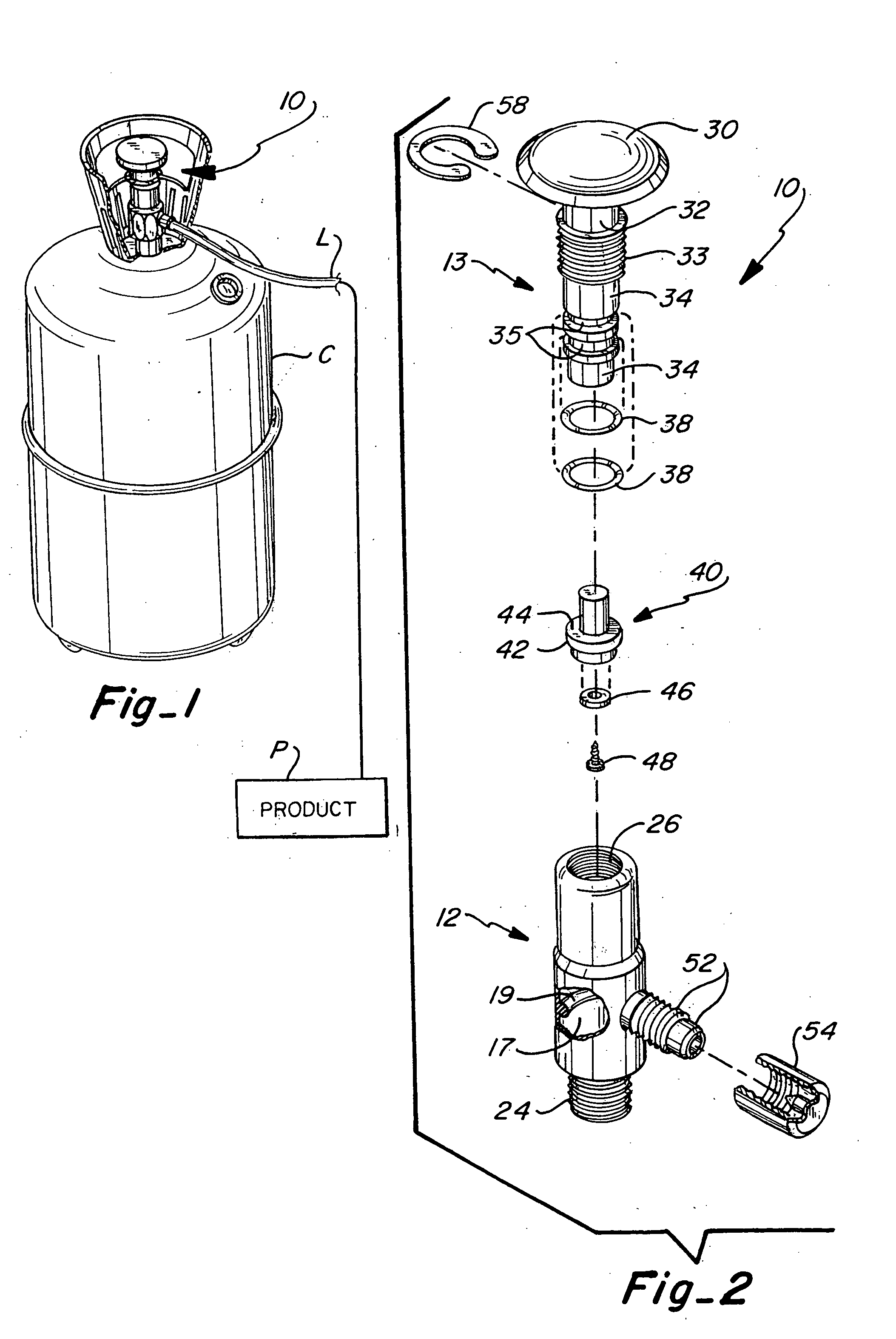 Non-refillable valve