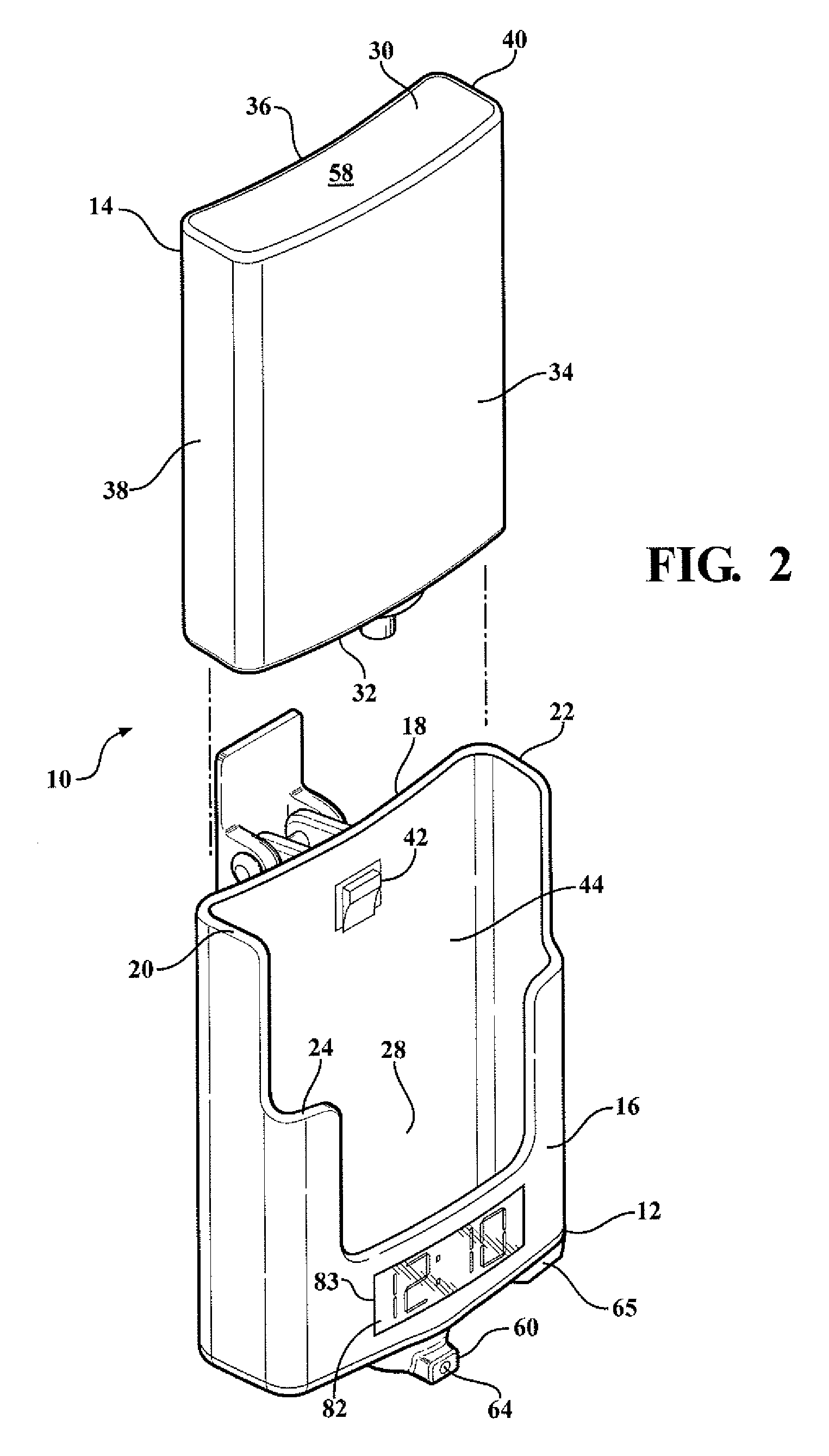 Dispenser assembly for dispensing disinfectant fluid and data collection and monitoring system for monitoring and reporting dispensing events