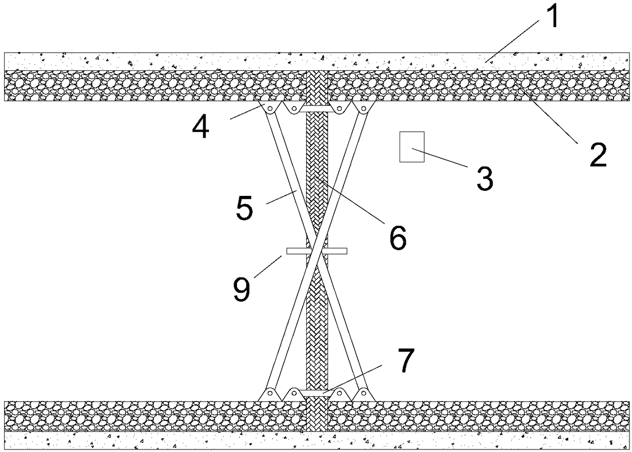 Construction method for preventing underground pipe gallery from generating differential settlement
