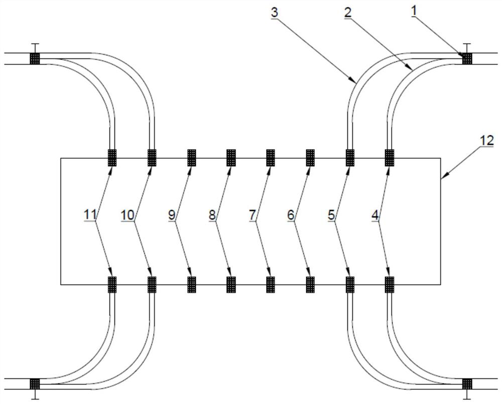 Anti-corrosion, anti-wear and anti-slagging device of wall type pulverized coal fired boiler