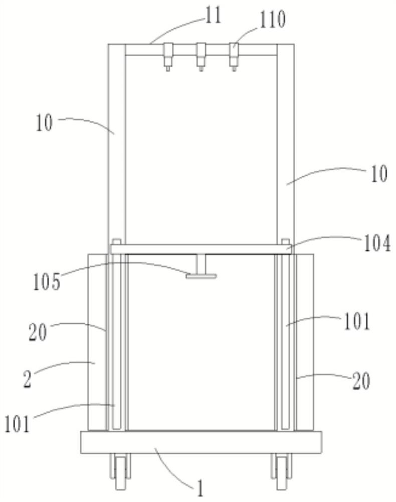 Multifunctional disinfecting and medicine applying device for surgical wound nursing