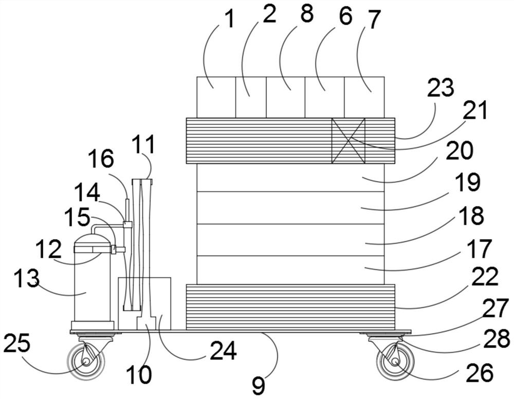 Air purifying robot with fire fighting function and using method thereof