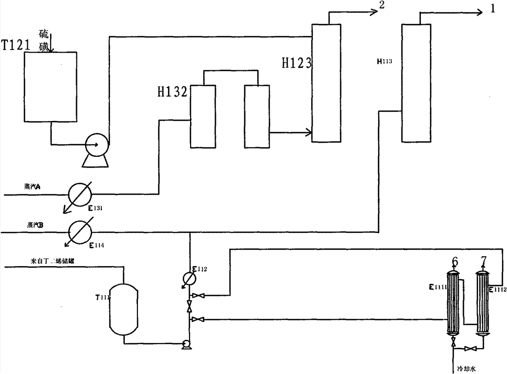 Method and device for producing thiophene and derivant thereof