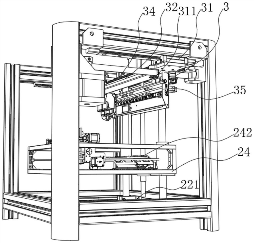 Printing platform device for digital inkjet equipment