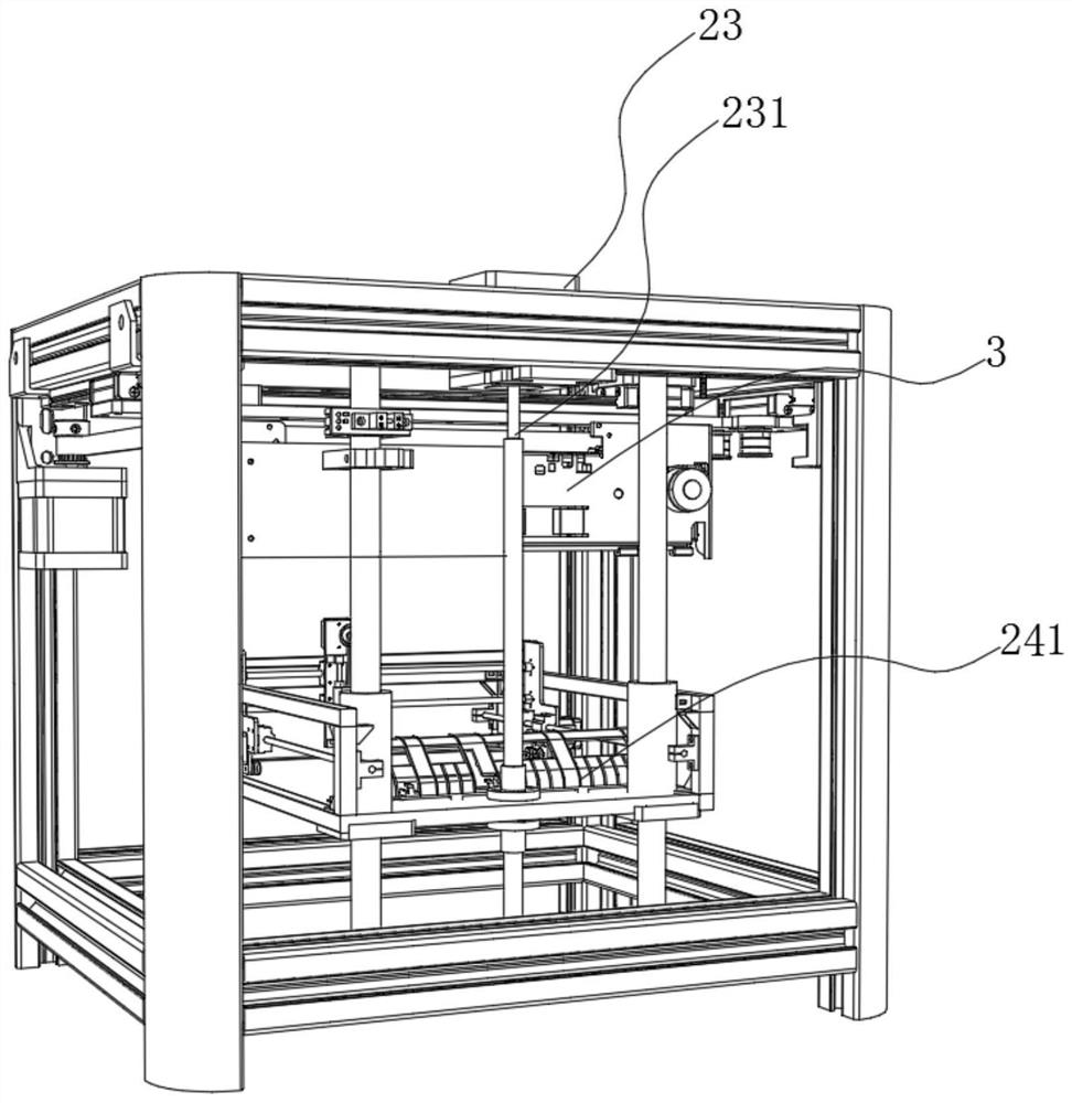 Printing platform device for digital inkjet equipment