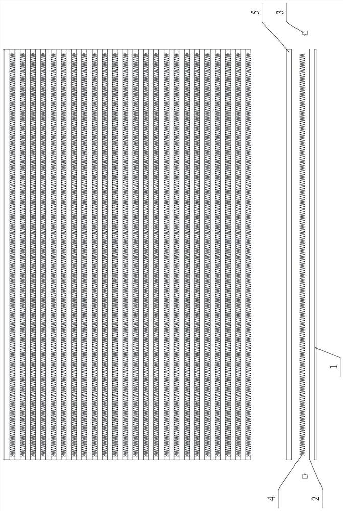 Plate-fin type heat exchanger core