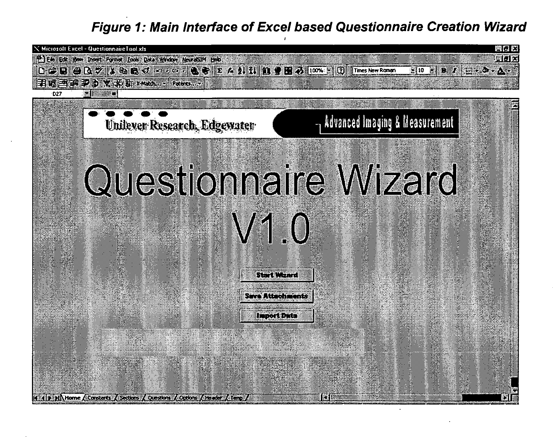 Method of collecting data from one or multiple respondents using spreadsheet based tool with programmed wizard utility deployed by e-mail