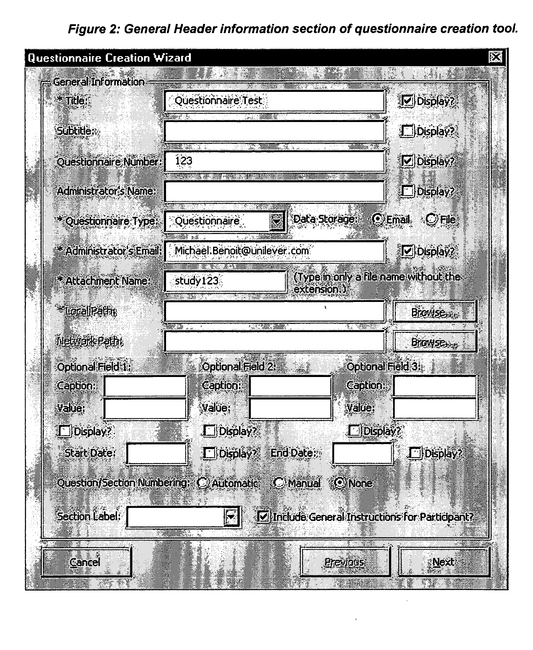 Method of collecting data from one or multiple respondents using spreadsheet based tool with programmed wizard utility deployed by e-mail