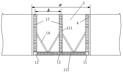Gangue filling three-dimensional grouting construction method of short-wall roadway mining horizontal working face