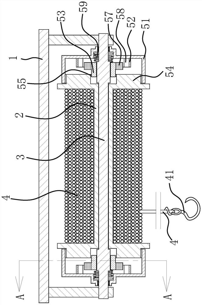 Descent control device with controllable speed