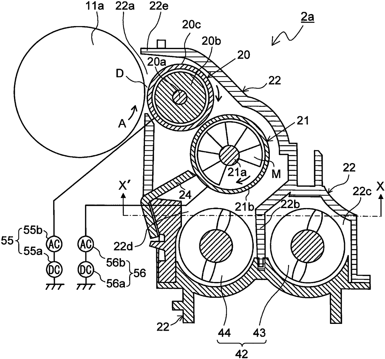 Stirring/conveying member, and developing device and image forming apparatus therewith