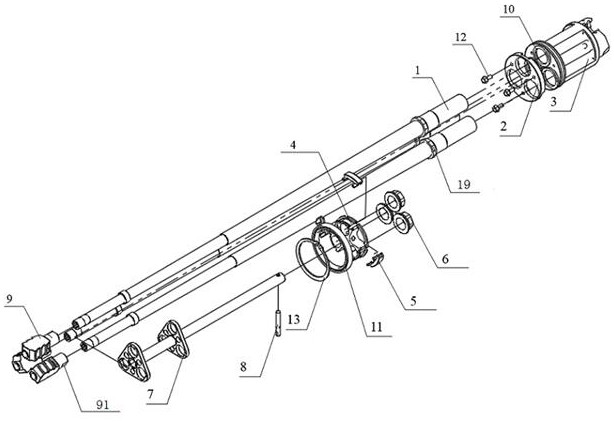 Barrel assembly of a revolving weapon