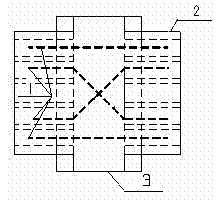 Connection method for reinforcing joints between pre-fabricated hollow slabs and horizontal beam by embedding steel reinforcements