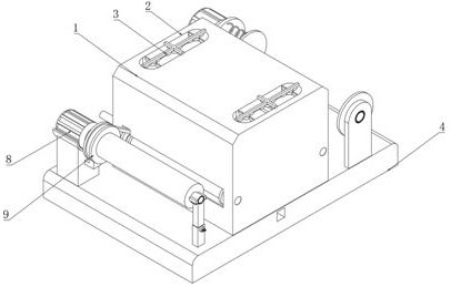 A protective spraying device for the production of industrial adhesive products