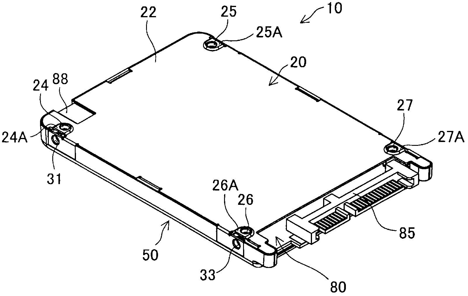 External storing device and its housing