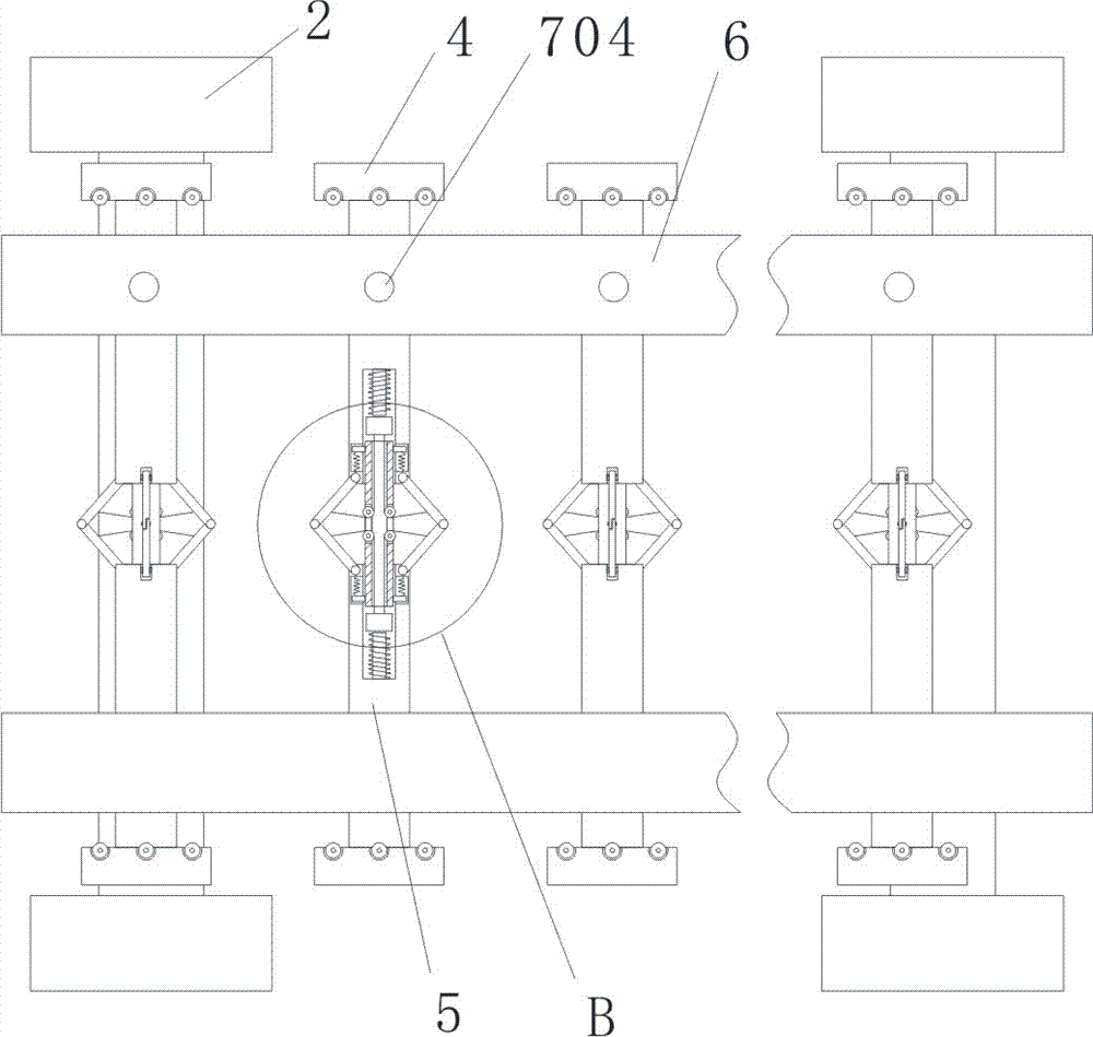 Conveying device for lead ingots at discharging port