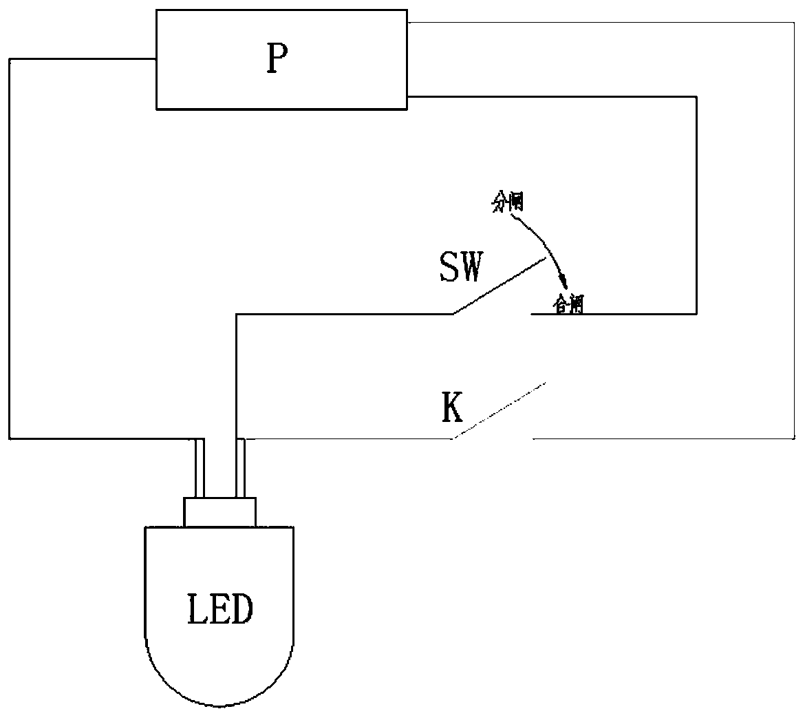 An observation window lighting device for a ring network cabinet