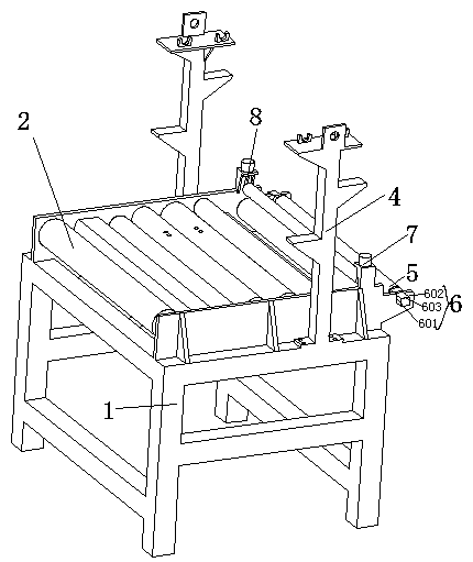 Silk-unfolding, gluing and laminating device system based on no-woven cloth production