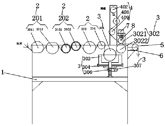 Silk-unfolding, gluing and laminating device system based on no-woven cloth production