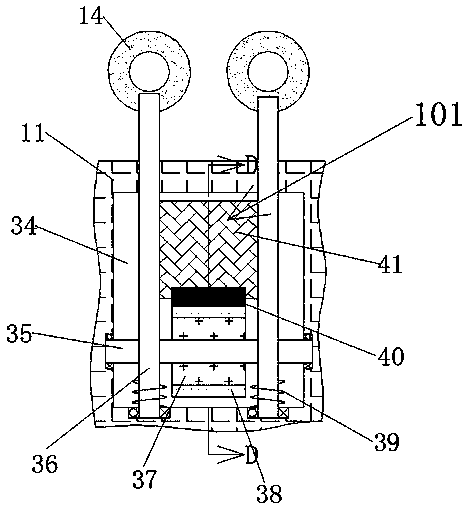 Illuminating system for armored vehicle