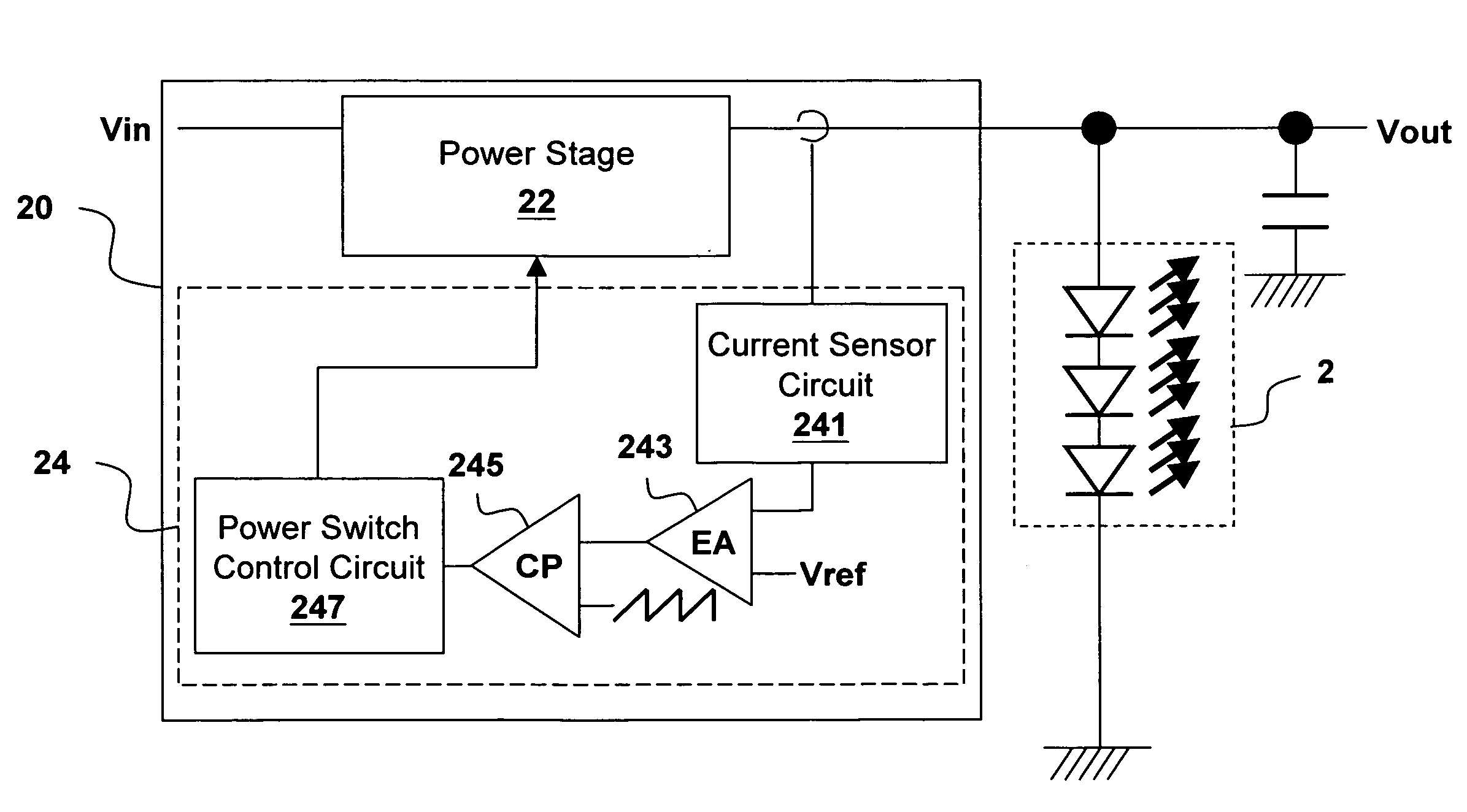 Light emitting device driver circuit and method for driving light emitting device