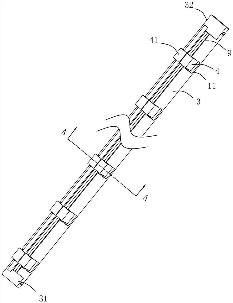 A medical infusion tube fixing device
