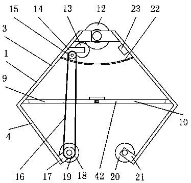 Clothespin device for garment production line