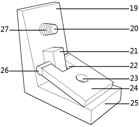 Elastic tongue limb fixing type radiation treatment body part positioning hollow fixing frame