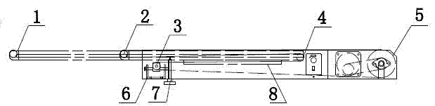 Small telescopic belt conveyer