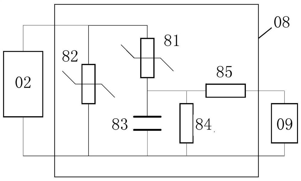 A 10kv overhead line lightning strike disconnection alarm device based on collision sensor