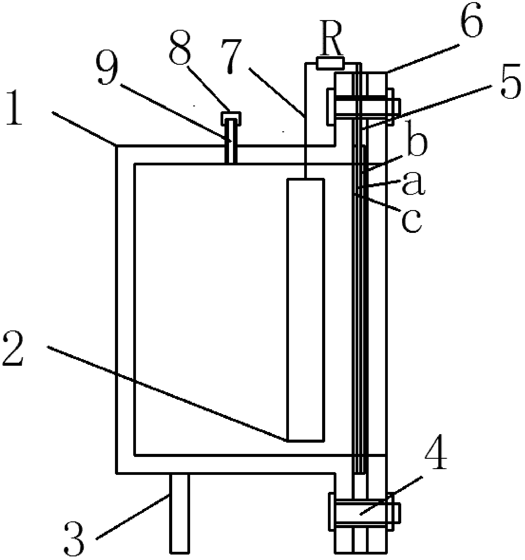 Cathode of film-free air microbial fuel cell and manufacturing method thereof