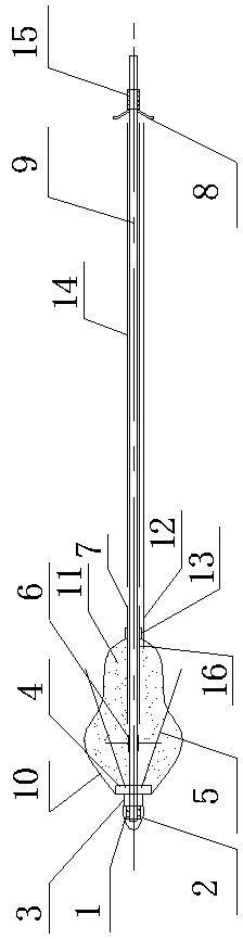 Reinforced concrete two-ended anchor cable and construction method thereof