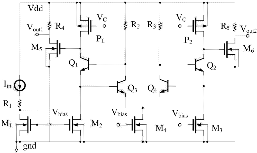 A High Gain Low Noise Differential Transimpedance Amplifier