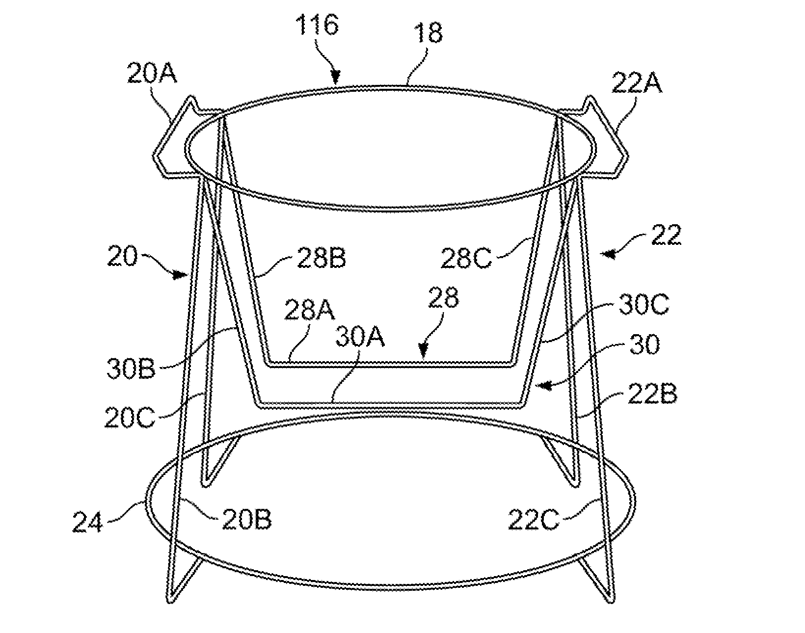 Container Rack of a Food Warmer and Method of Use