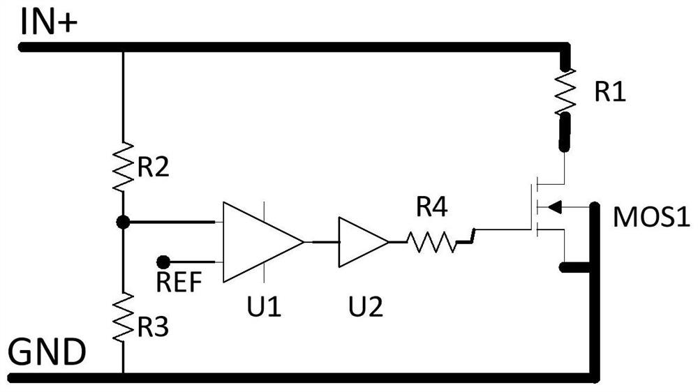 Power supply capable of converting high-power high-voltage constant-current input into constant-voltage output, and control method thereof