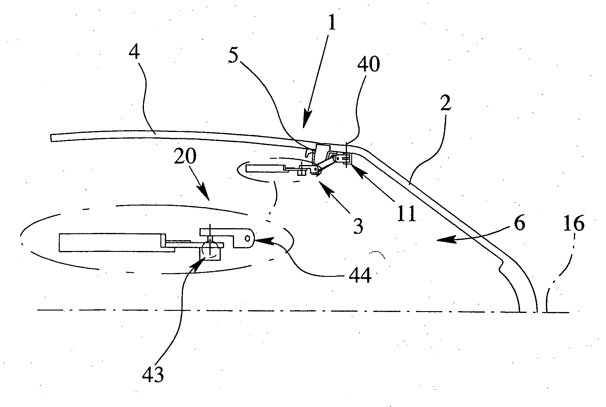 Drive arrangement for activating the hatch of a motor vehicle