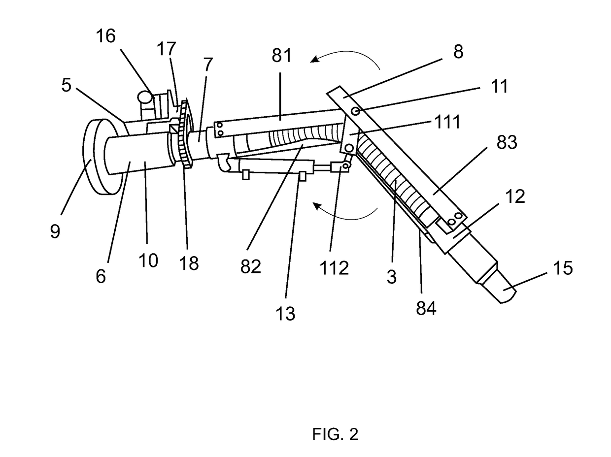 Device for recovering residues and homogenizing fluids in a vessel, and a fluid storage vessel