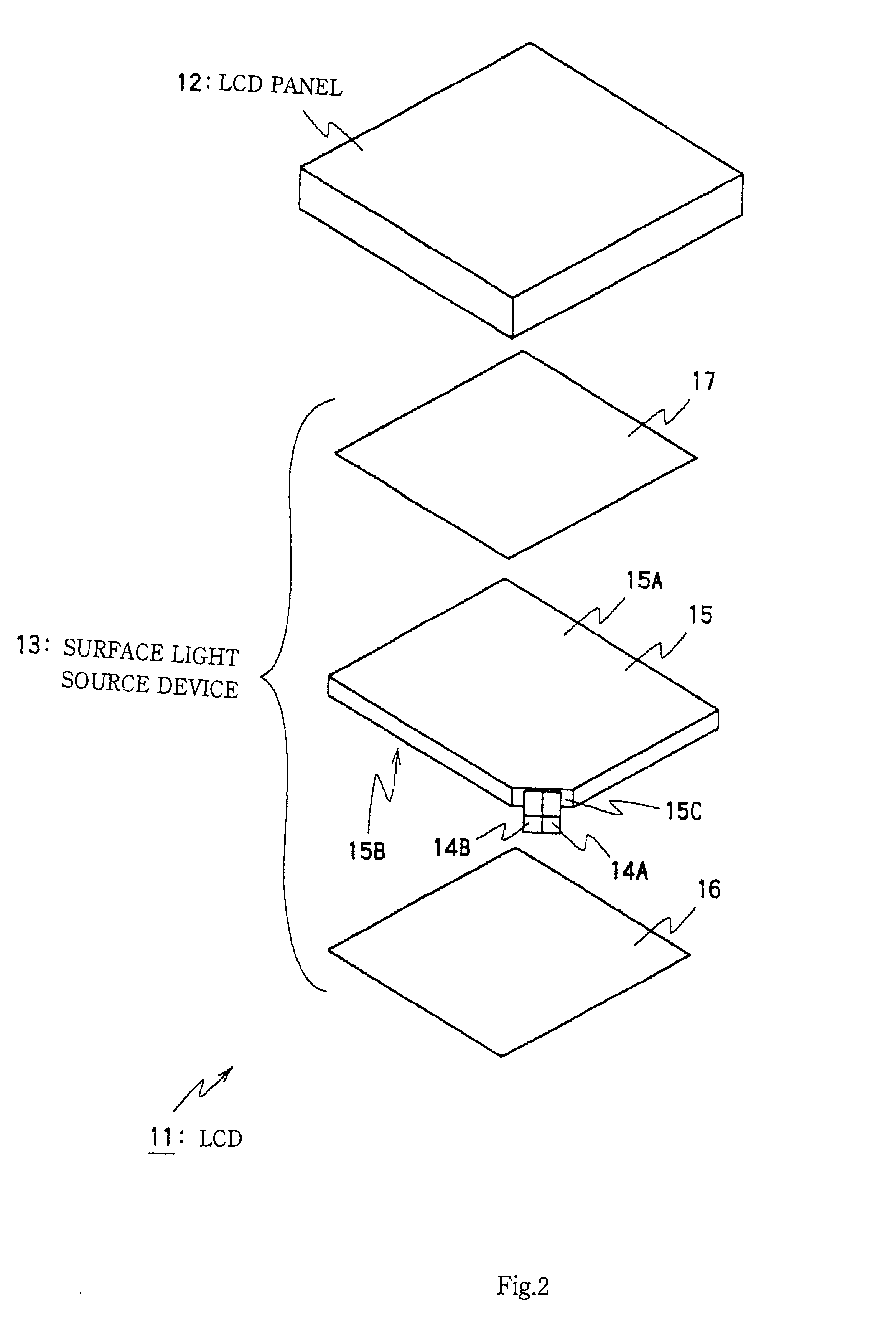 Light guide plate, surface light source device and display