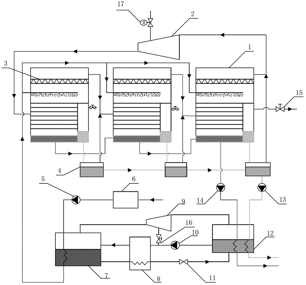 High temperature high efficiency multi-effect seawater distillation desalination apparatus and method