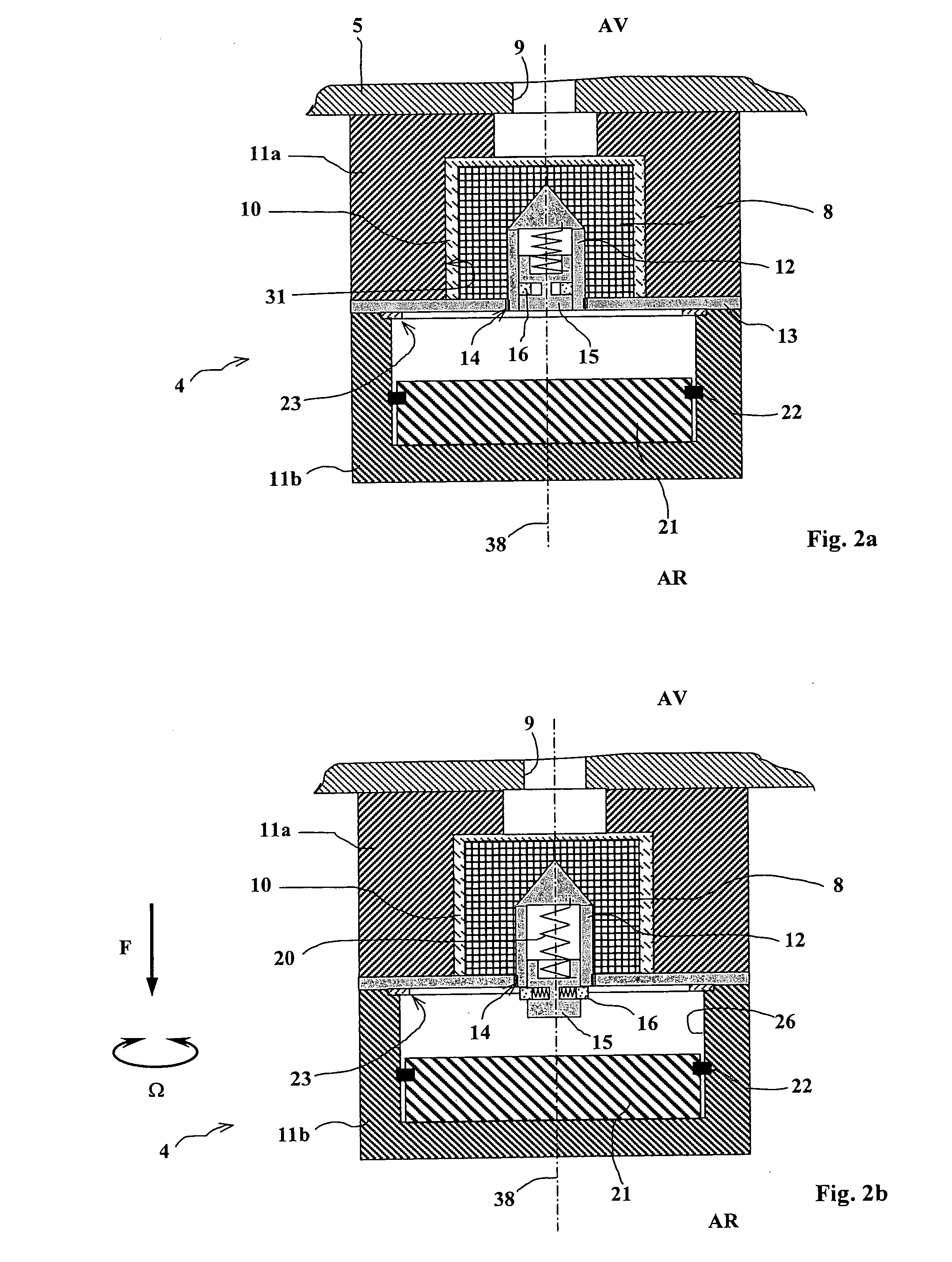 Ammunition firing device incorporating a firing pin