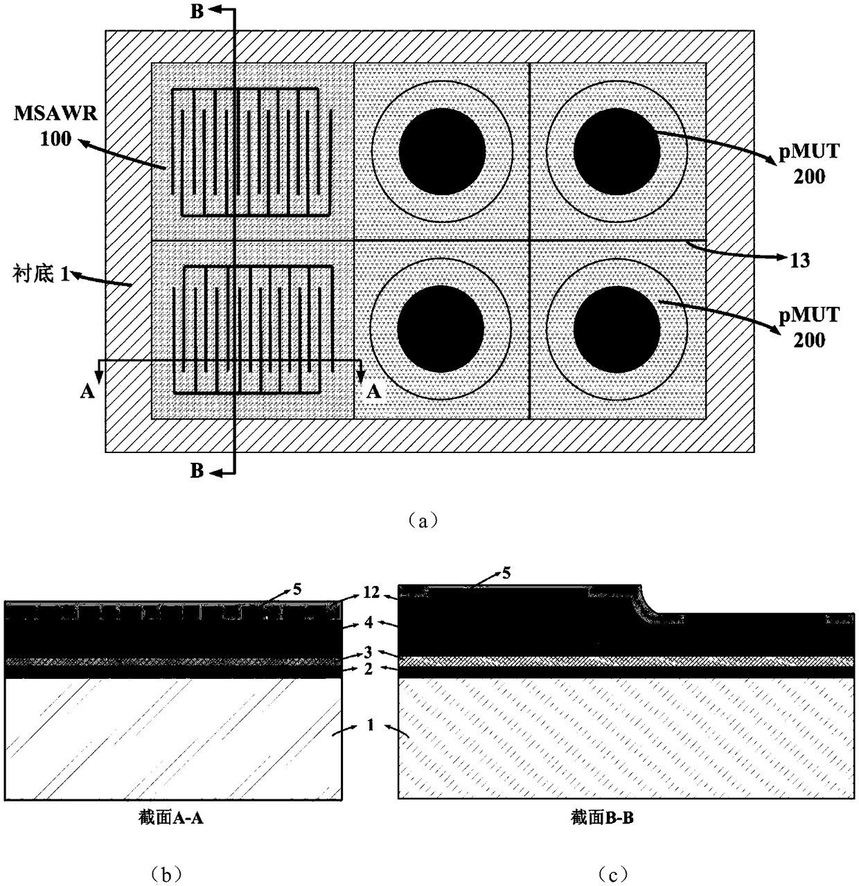 Magnetostrictive metal substrate-based magnetic sonar sensor and preparation method thereof