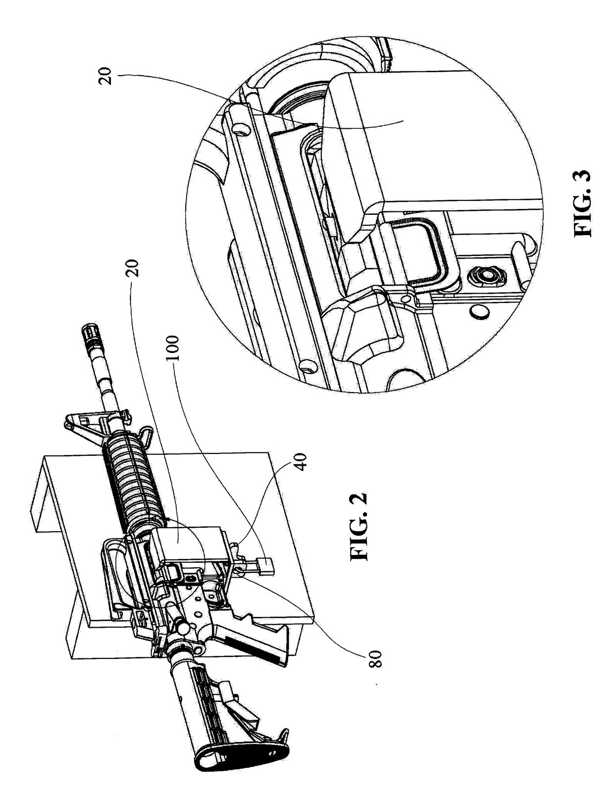 System and method for locking and securing a firearm