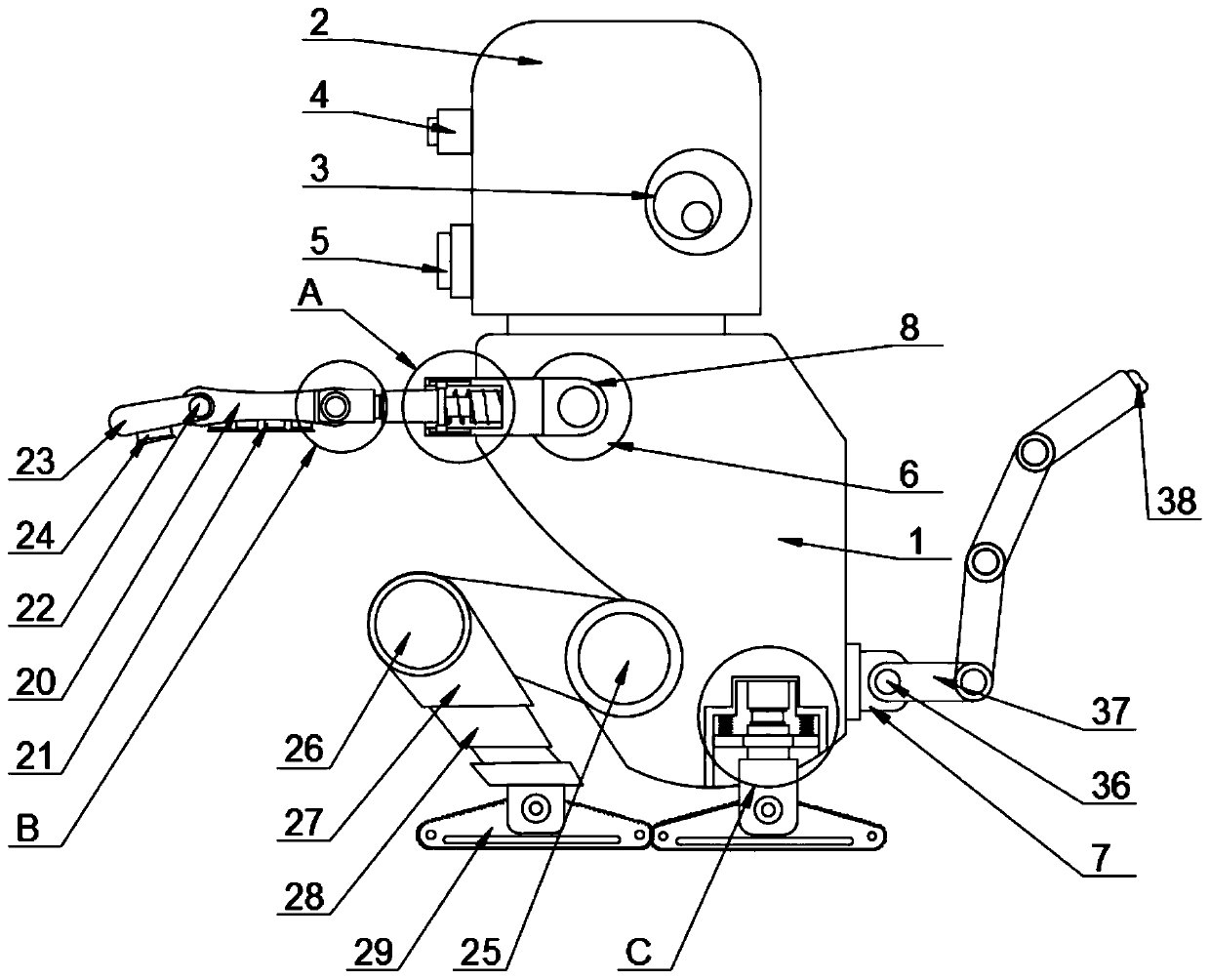 Bionic travelling mechanical animal