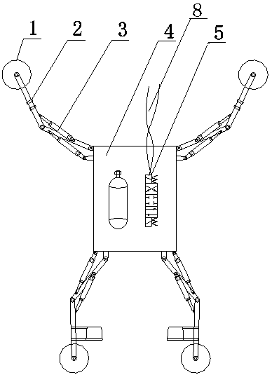 A kind of manned wall-climbing high-altitude operation equipment and its use method