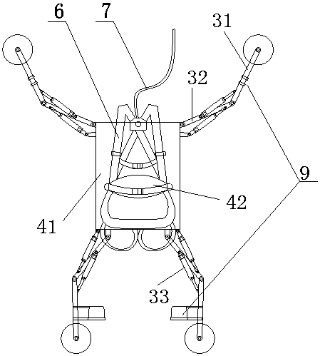 A kind of manned wall-climbing high-altitude operation equipment and its use method