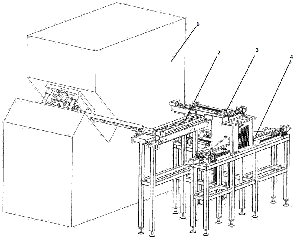 Automatic production and arrangement equipment of N nails