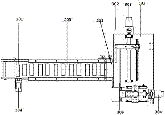 Automatic production and arrangement equipment of N nails