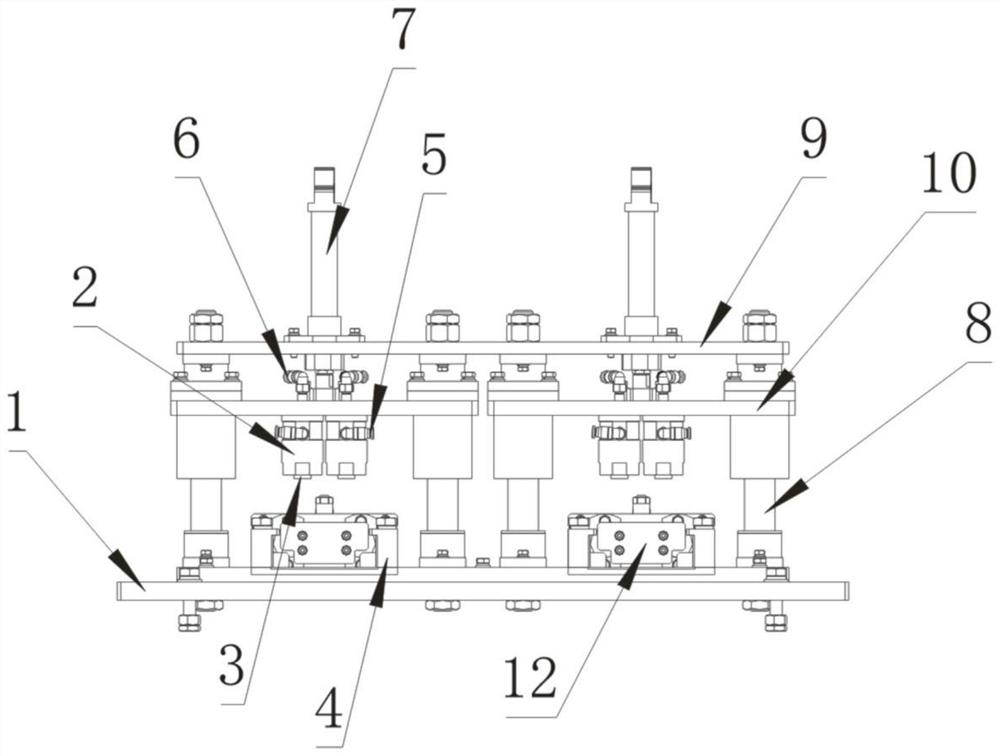 Blind hole workpiece dust removal device